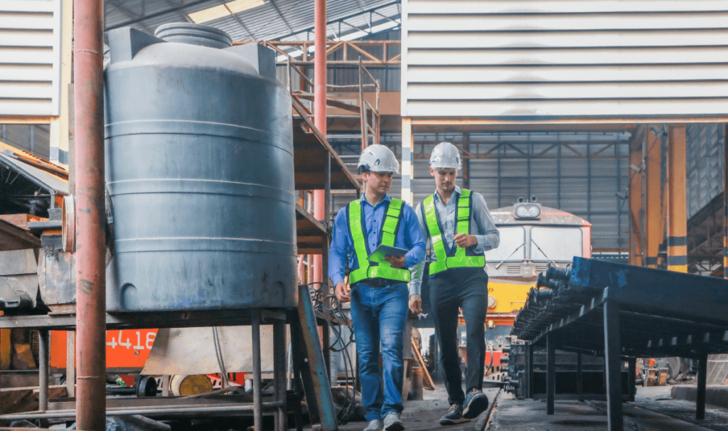 egineers maken groene spoor project met eco