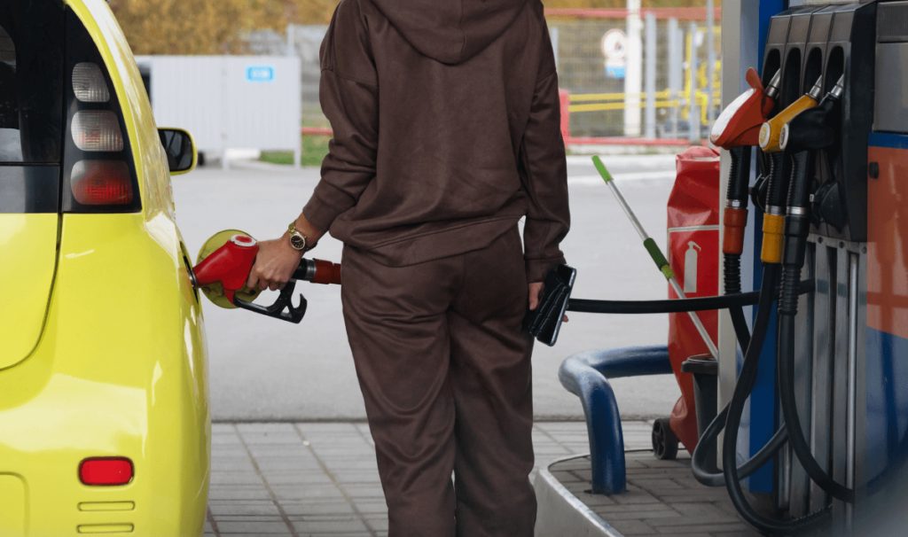 gas pompen bij geen bezing pomp